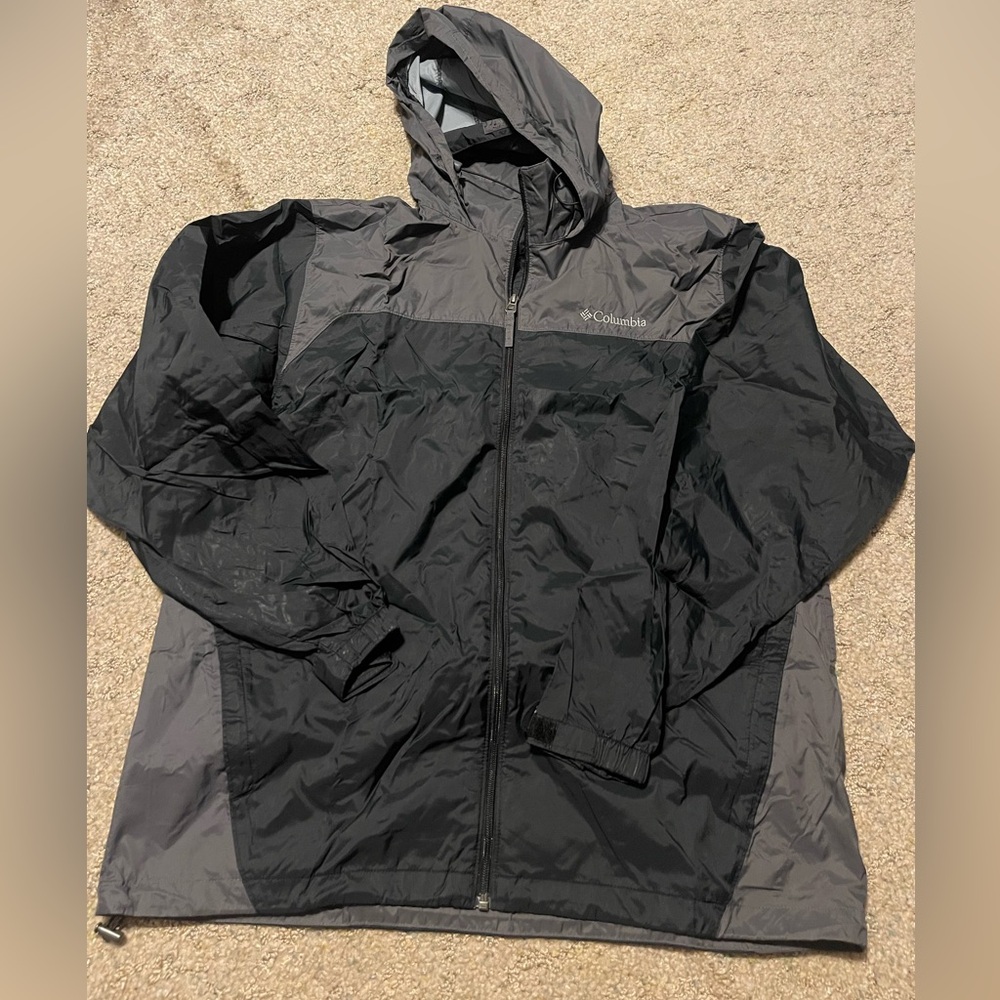 Men’s Columbia rain jacket L